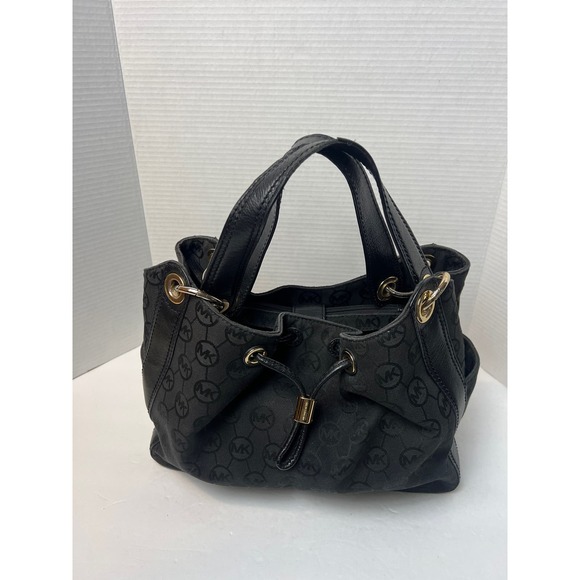 Sale!! Michael Kors Black Logo Handbag. - Picture 12 of 13